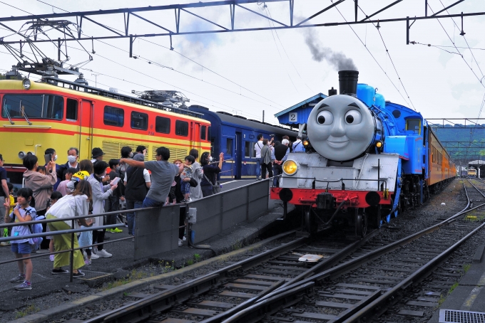 鉄道乗車記録の写真:乗車した列車(外観)(1)     「新金谷駅での撮影」