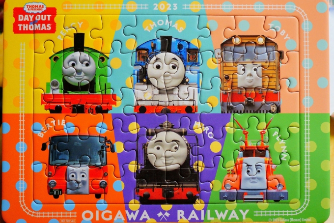 鉄道乗車記録の写真:鉄道グッズ(11)        「乗車時記念のトーマスのジグソーパズル」