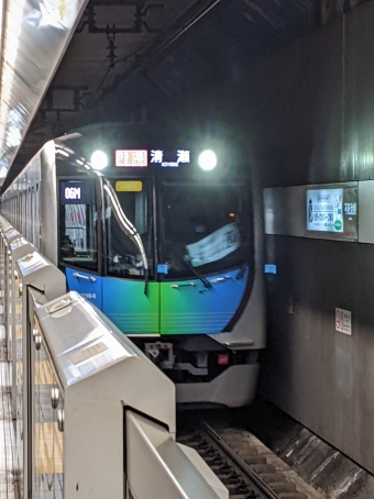 みなとみらい駅から東久留米駅の乗車記録(乗りつぶし)写真