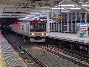 武蔵小金井駅から新宿駅の乗車記録(乗りつぶし)写真