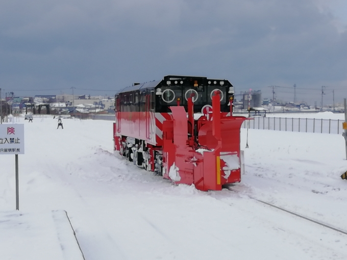 鉄道乗車記録の写真:列車・車両の様子(未乗車)(2)        「除雪車」