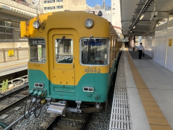 電鉄富山駅から岩峅寺駅の乗車記録(乗りつぶし)写真