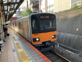 朝霞台駅から坂戸駅の乗車記録(乗りつぶし)写真