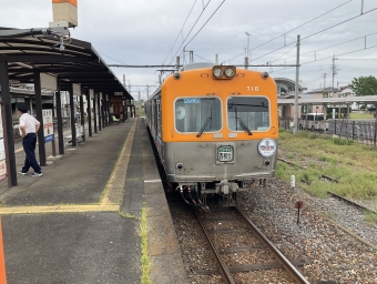 赤城駅から西桐生駅の乗車記録(乗りつぶし)写真