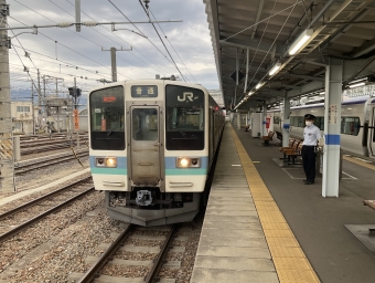 松本駅から岡谷駅:鉄道乗車記録の写真