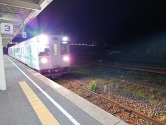 追分駅から岩見沢駅:鉄道乗車記録の写真