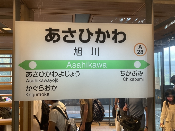 鉄道乗車記録の写真:駅名看板(6)        