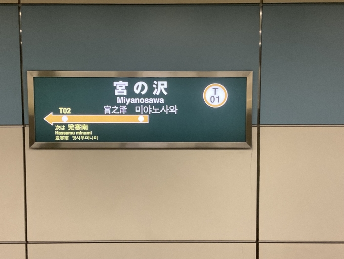 鉄道乗車記録の写真:駅名看板(2)        