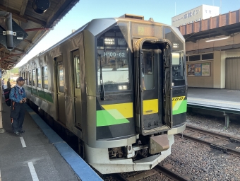 網走駅から釧路駅の乗車記録(乗りつぶし)写真