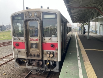 根室駅から釧路駅の乗車記録(乗りつぶし)写真