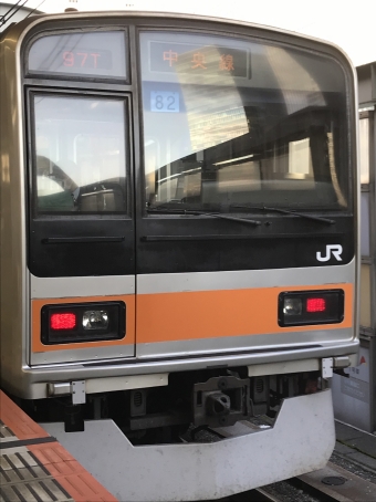 東京駅から四ツ谷駅の乗車記録(乗りつぶし)写真
