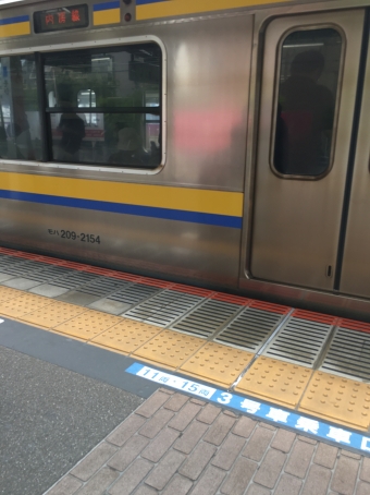 蘇我駅から木更津駅の乗車記録(乗りつぶし)写真