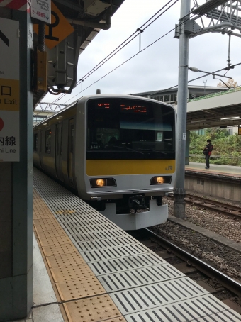 四ツ谷駅から幕張本郷駅の乗車記録(乗りつぶし)写真