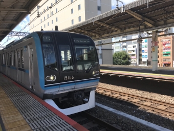 高円寺駅から飯田橋駅の乗車記録(乗りつぶし)写真