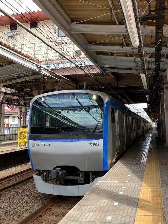上星川駅から西谷駅の乗車記録(乗りつぶし)写真
