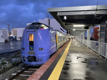 稚内駅から旭川駅の乗車記録(乗りつぶし)写真