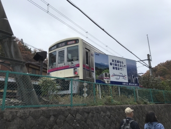 高尾駅から高尾山口駅の乗車記録(乗りつぶし)写真