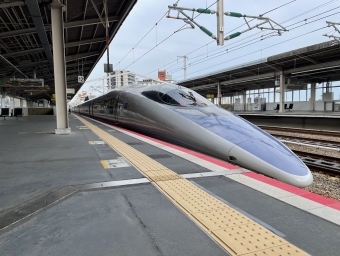 西明石駅から新大阪駅の乗車記録(乗りつぶし)写真