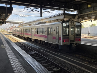 新庄駅から秋田駅の乗車記録(乗りつぶし)写真