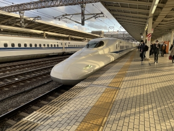 米原駅から新横浜駅の乗車記録(乗りつぶし)写真