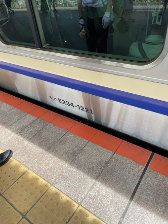 鎌倉駅から逗子駅の乗車記録(乗りつぶし)写真