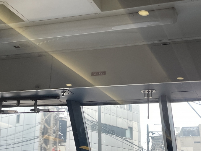 鉄道乗車記録の写真:車内設備、様子(2)        「EXEの上りでは10号車14A,B席なら前面車窓が見えます。」
