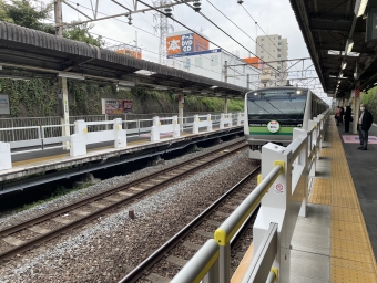 古淵駅から長津田駅の乗車記録(乗りつぶし)写真