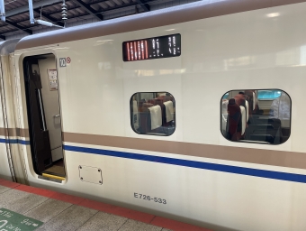 東京駅から新潟駅:鉄道乗車記録の写真