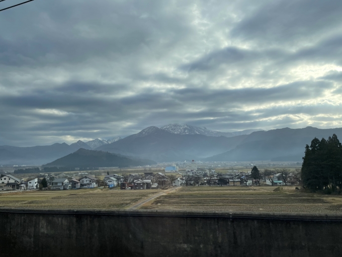 鉄道乗車記録の写真:車窓・風景(2)        「雪が少ないです。」