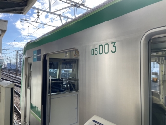 綾瀬駅から北綾瀬駅の乗車記録(乗りつぶし)写真