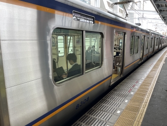 堺駅から石津川駅の乗車記録(乗りつぶし)写真