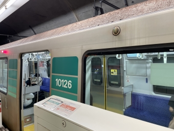 日吉駅からセンター北駅の乗車記録(乗りつぶし)写真