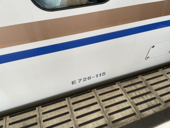 東京駅から高崎駅の乗車記録(乗りつぶし)写真