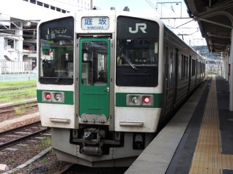 福島駅から郡山駅の乗車記録(乗りつぶし)写真