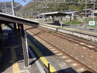 美袋駅から備中川面駅の乗車記録(乗りつぶし)写真
