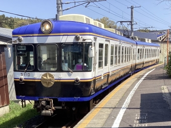 布崎駅から電鉄出雲市駅の乗車記録(乗りつぶし)写真