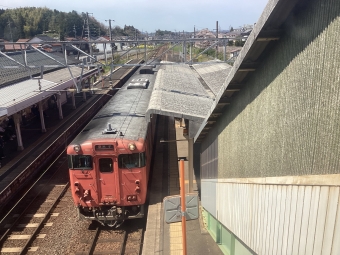 松江駅から荒島駅の乗車記録(乗りつぶし)写真