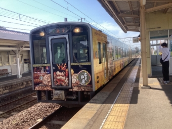 荒島駅から米子駅の乗車記録(乗りつぶし)写真