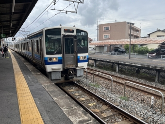 総社駅から新見駅の乗車記録(乗りつぶし)写真