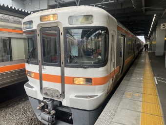 豊橋駅から米原駅の乗車記録(乗りつぶし)写真