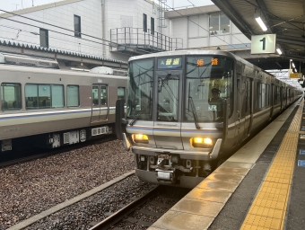 野洲駅から島本駅の乗車記録(乗りつぶし)写真