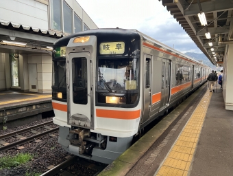 鵜沼駅から岐阜駅の乗車記録(乗りつぶし)写真