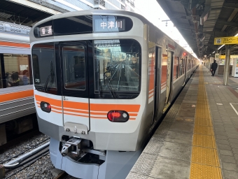 名古屋駅から恵那駅の乗車記録(乗りつぶし)写真