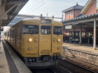 安来駅から米子駅の乗車記録(乗りつぶし)写真