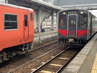 安来駅から米子駅の乗車記録(乗りつぶし)写真