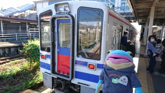 十日町駅から六日町駅の乗車記録(乗りつぶし)写真