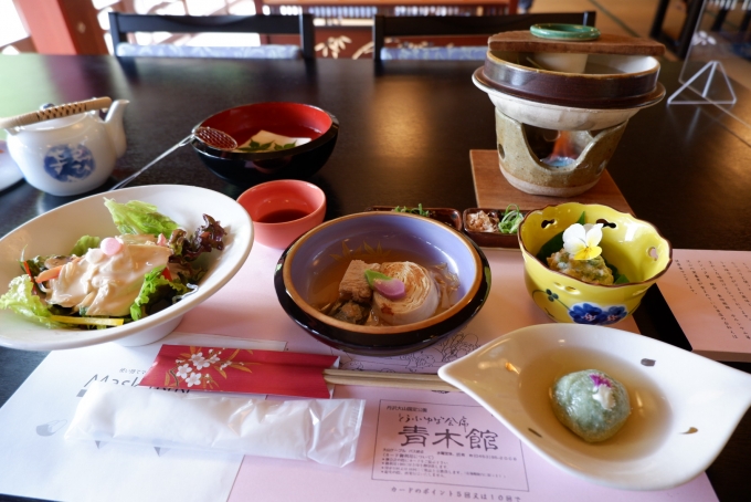 鉄道乗車記録の写真:旅の思い出(1)          「豆腐料理が有名です」