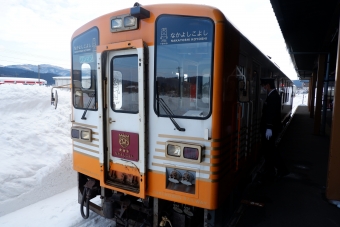 矢島駅から曲沢駅の乗車記録(乗りつぶし)写真
