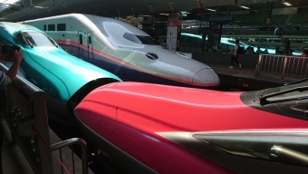 東京駅から秋田駅の乗車記録(乗りつぶし)写真