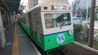 あすなろう四日市駅から内部駅:鉄道乗車記録の写真